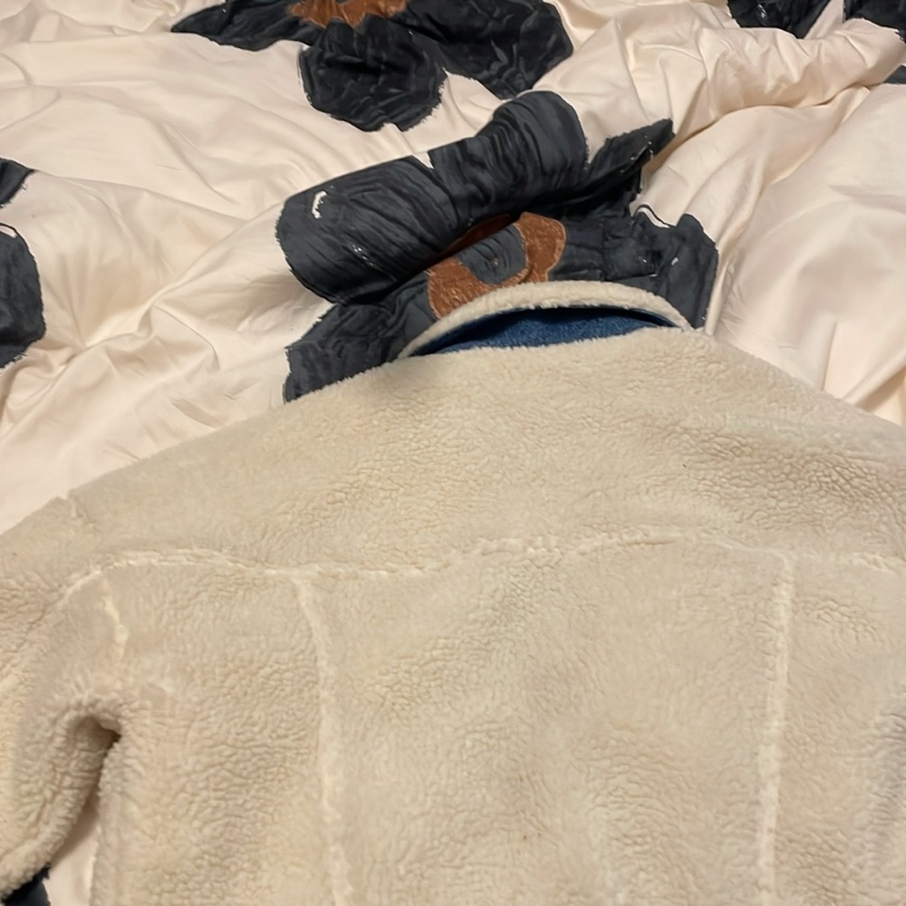 Pacsun Denim and shearling cropped jacket - Picture 6 of 7